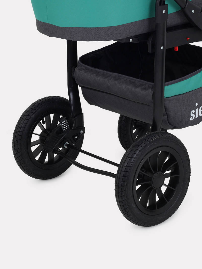 Коляска 3 в 1 Rant Siena 11 серый-темно-зеленый