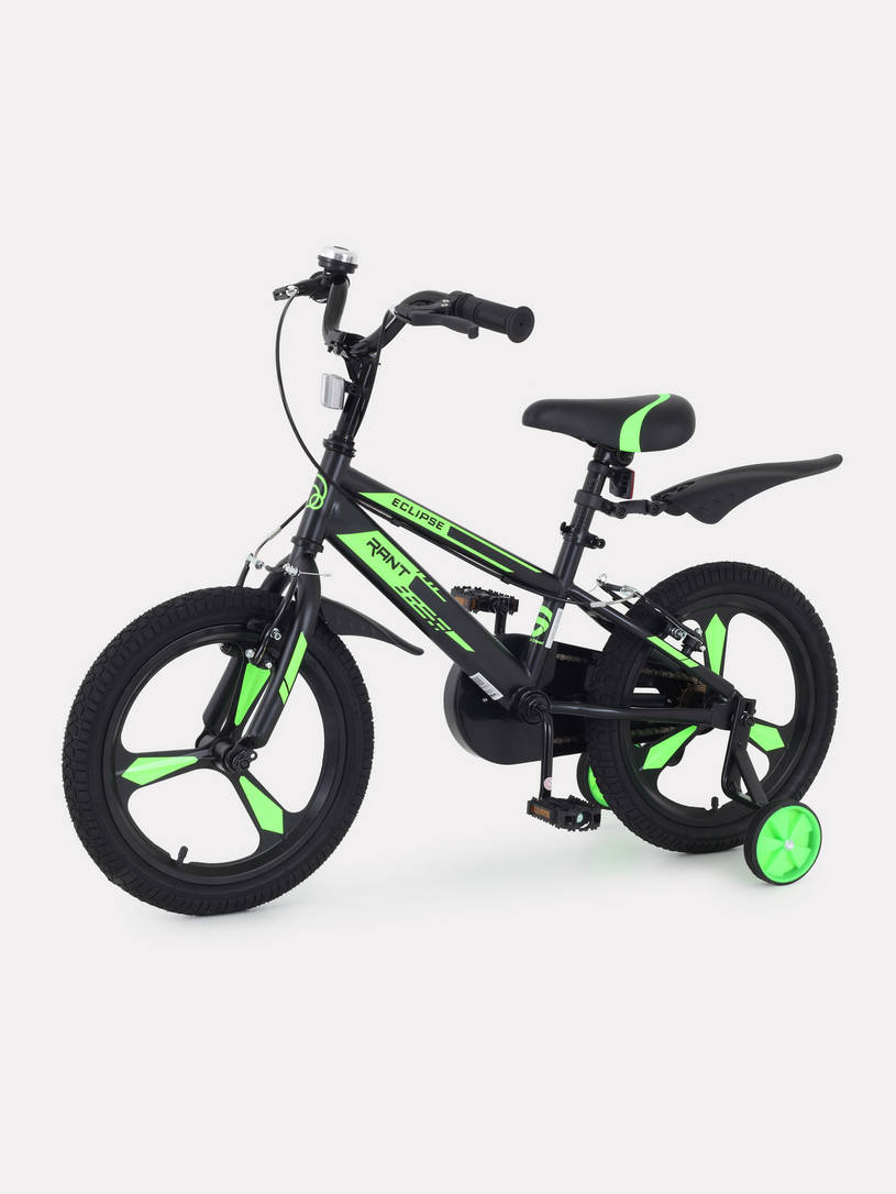 Велосипед 2-х колесный Rant Eclipse 16 черно-зеленый