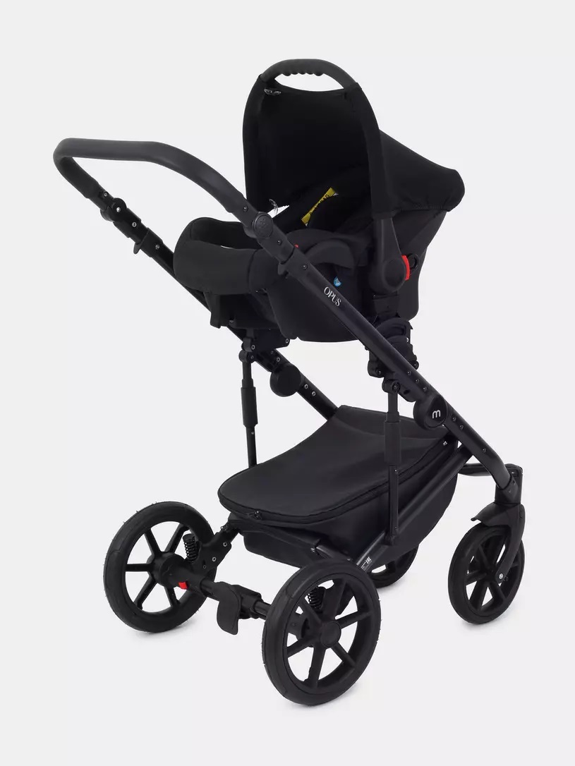 Коляска 3 в 1 Mowbaby Opus Midnight black, Черный