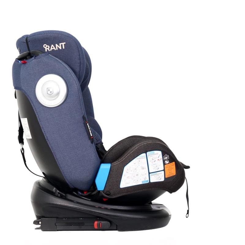 Автокресло Rant GT isofix Top Tether группа 0-1-2-3 (0-36 кг), цвет: синий джинс