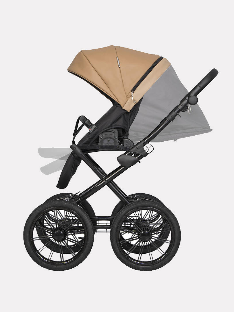 Коляска 2 в 1 Riko Basic Ozon Prestige 03 бежевый