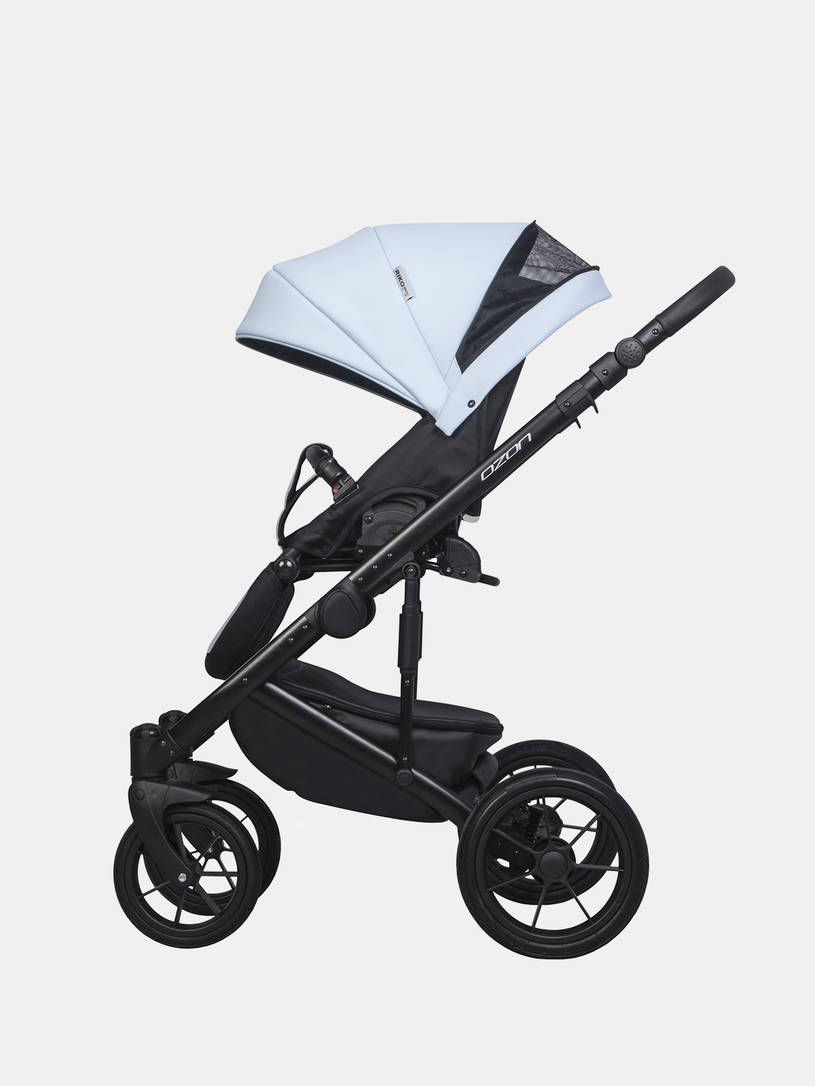 Коляска 3 в 1 Riko Basic Ozon Pastel 03, Голубой