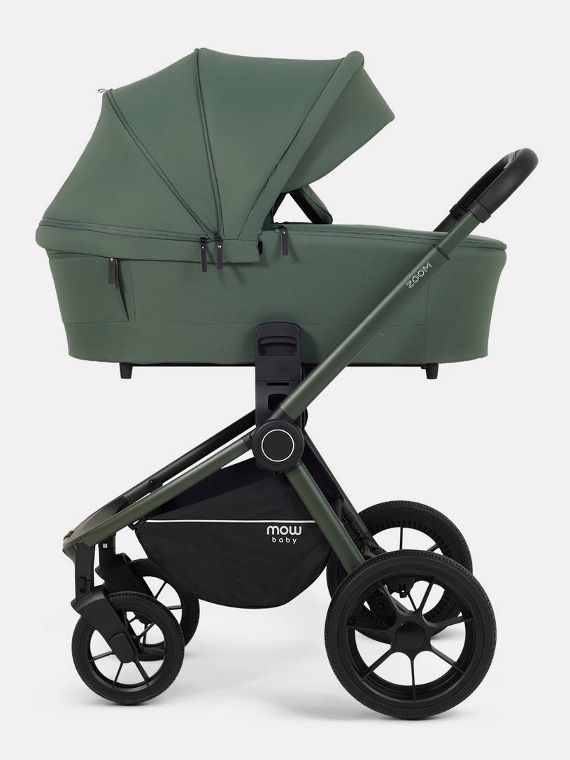 Коляска 3 в 1 Mowbaby Zoom PU Forest green
