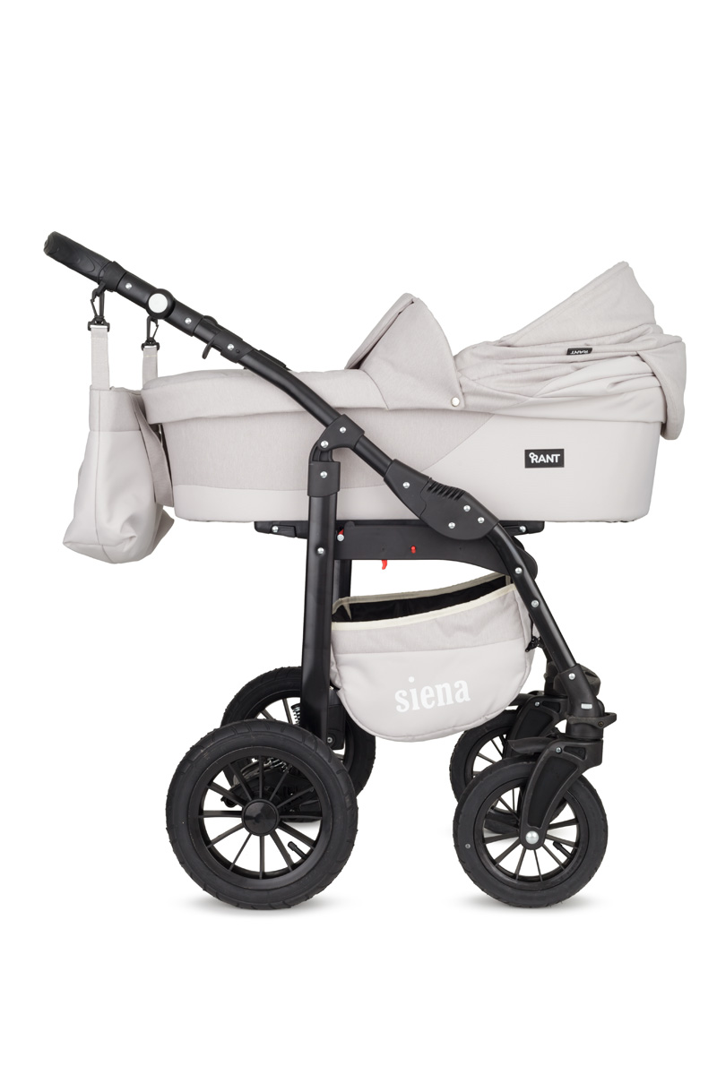 Коляска 3 в 1 Rant Siena 06 бело-бежевый