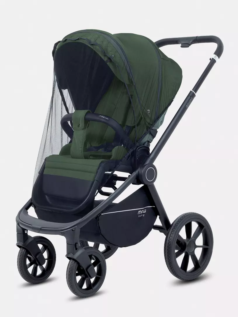 Коляска 3 в 1 Mowbaby Zoom PU Olive