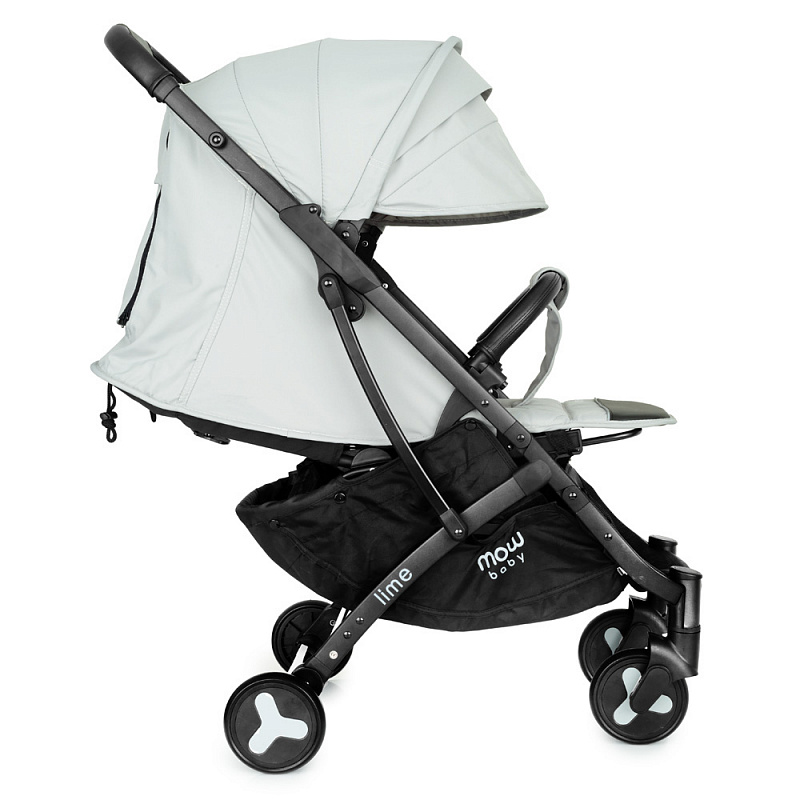 Коляска прогулочная Mowbaby Lime MB100 Silver. Цвет: Серый