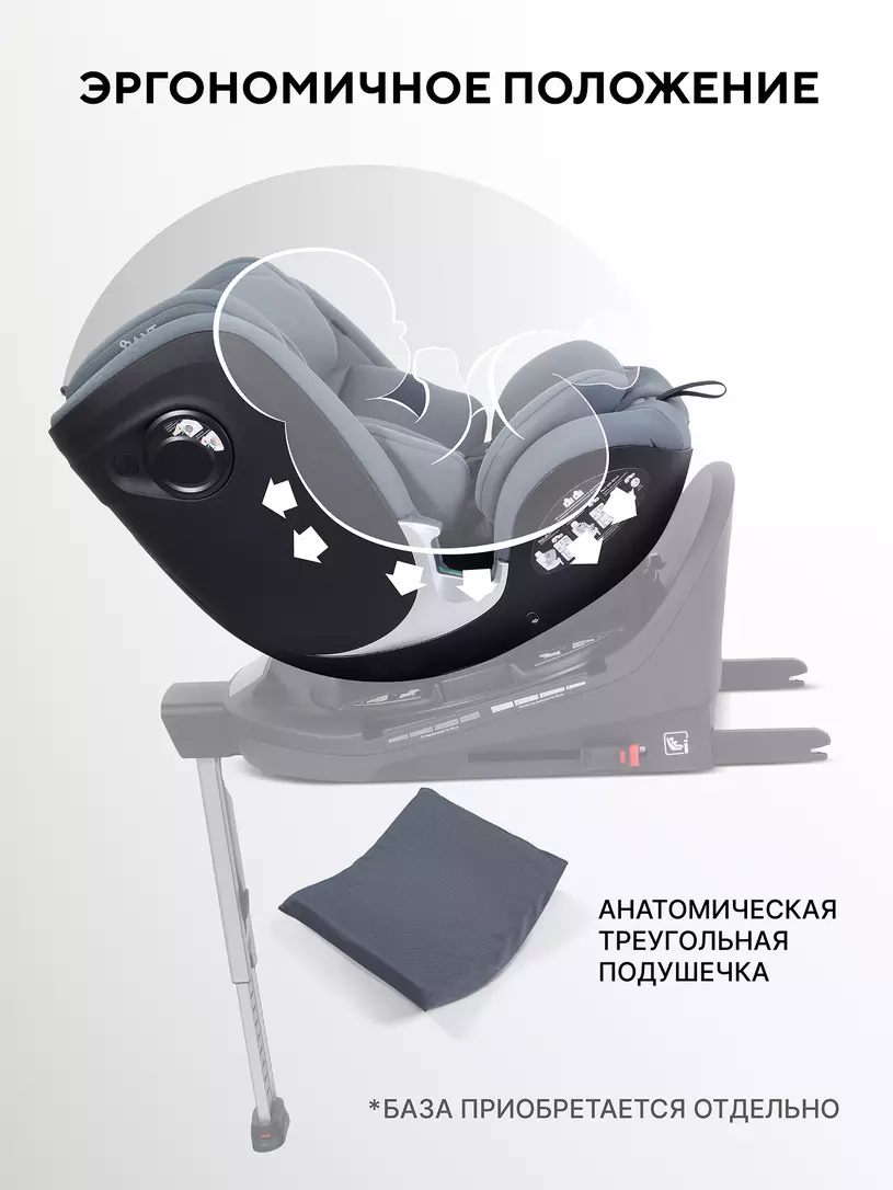 Автокресло Rant Aster Max (40-125 см) Graphite