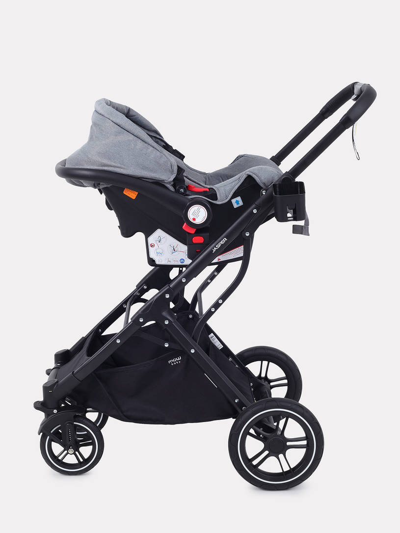 Коляска-трансформер 3 в 1 Mowbaby Jasper Grey