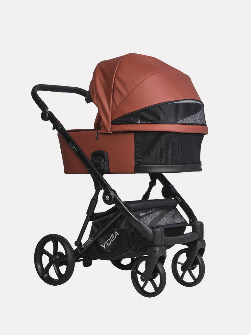 Коляска 2 в 1 Riko Basic Yoga Ecco 14 Maroon