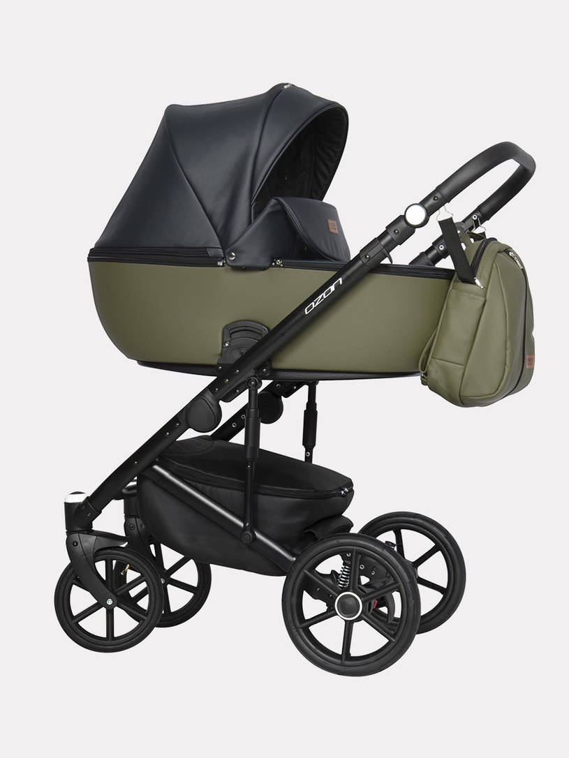 Коляска 2 в 1 Riko Basic Ozon 02 оливковый