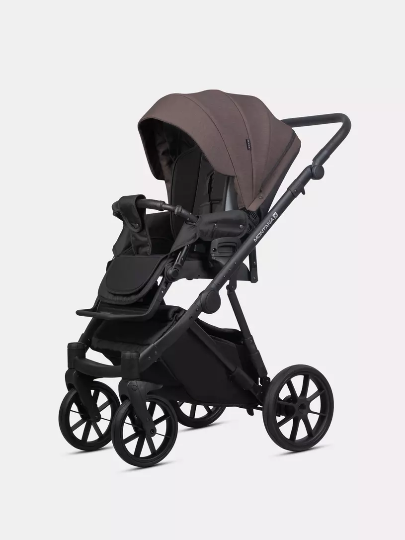 Коляска 2 в 1 Riko Basic Montana X 01 коричневый