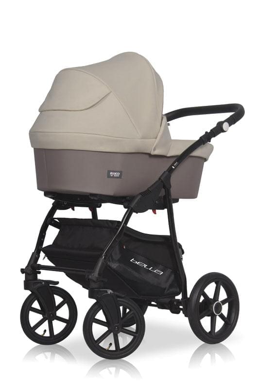 Коляска 3 в 1 Riko Basic Bella 06 серо-бежевый