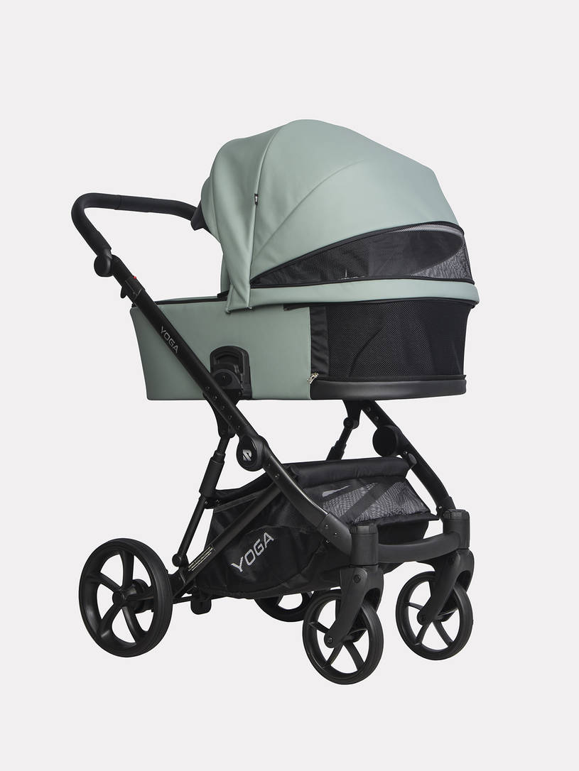Коляска 3 в 1 Riko Basic Yoga Ecco 16 Lagoon, Зеленый