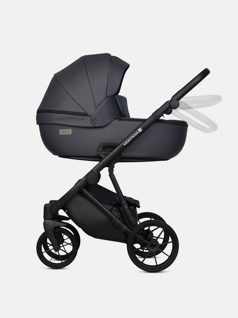 Коляска 3 в 1 Riko Basic Montana X Ecco 24 Graphite