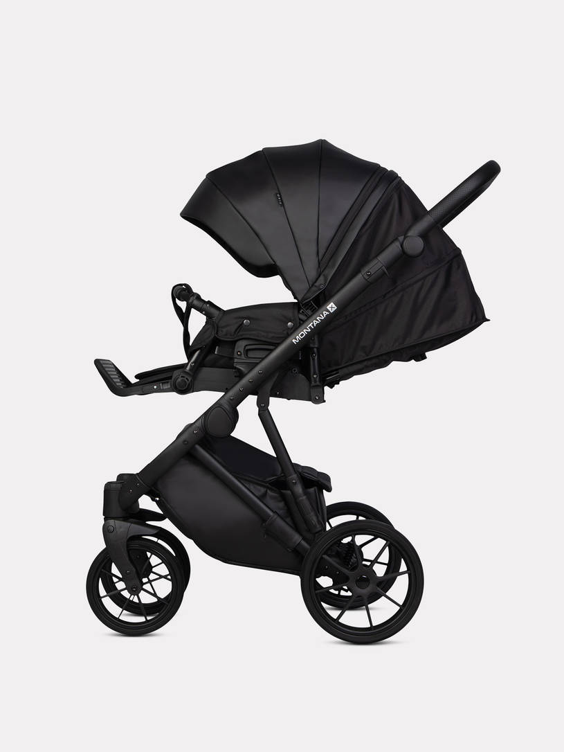 Коляска 2 в 1 Riko Basic Montana Ecco X 12 Black