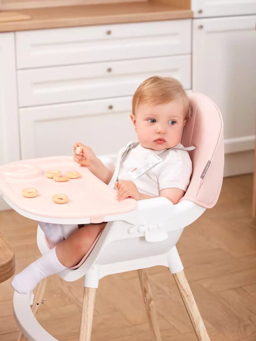 Стульчик для кормления Mowbaby Crispy pink