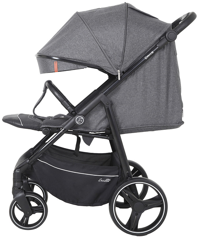 Детская прогулочная коляска Sevillababy Drive тёмно-серый