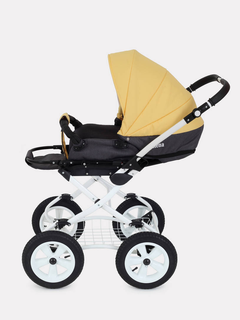 Коляска 2 в 1 Rant Siena Classic 10 серый-желтый