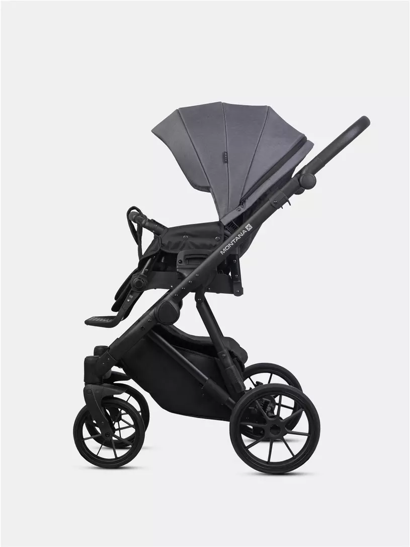 Коляска 2 в 1 Riko Basic Montana X 04 графит