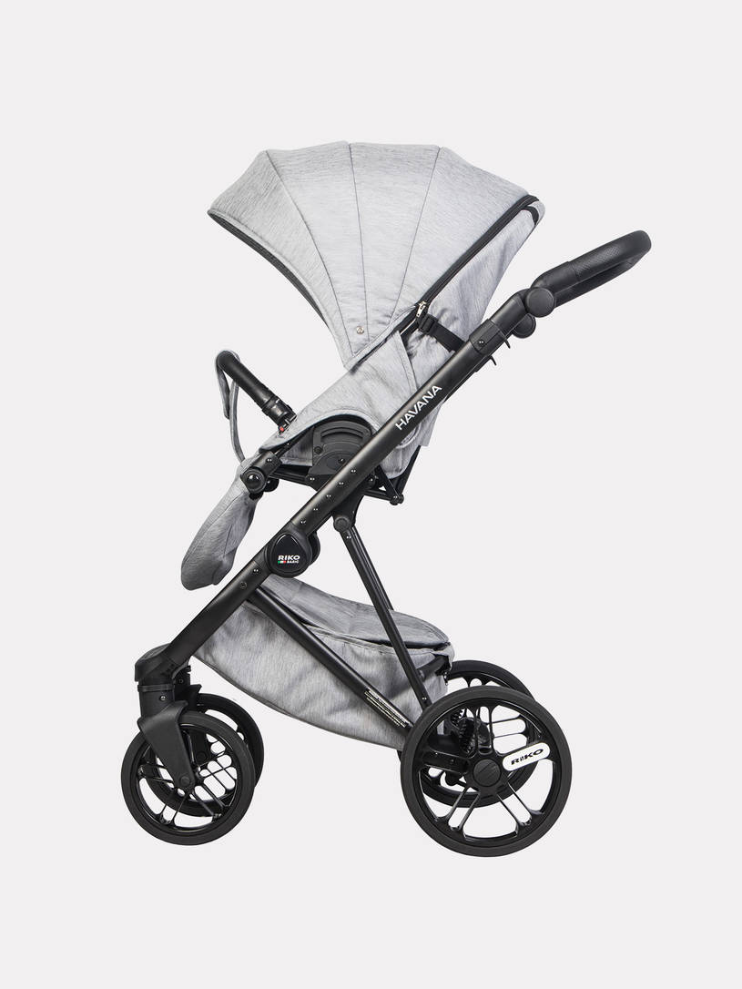 Коляска 2 в 1 Riko Basic Havana 01 серый