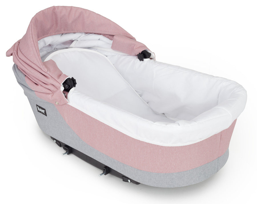 Коляска 3 в 1 Rant Siena 07 серый-розовый