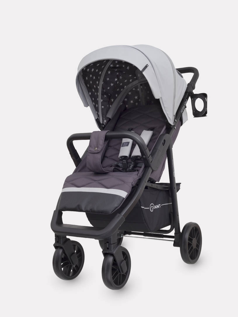 Коляска прогулочная Rant Vega Star Soft Grey. Цвет: Серый