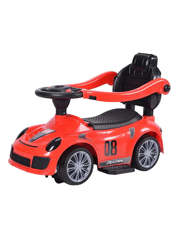 Детская каталка Sevillababy Racer 3 в 1 с ручкой 8189 red/красный