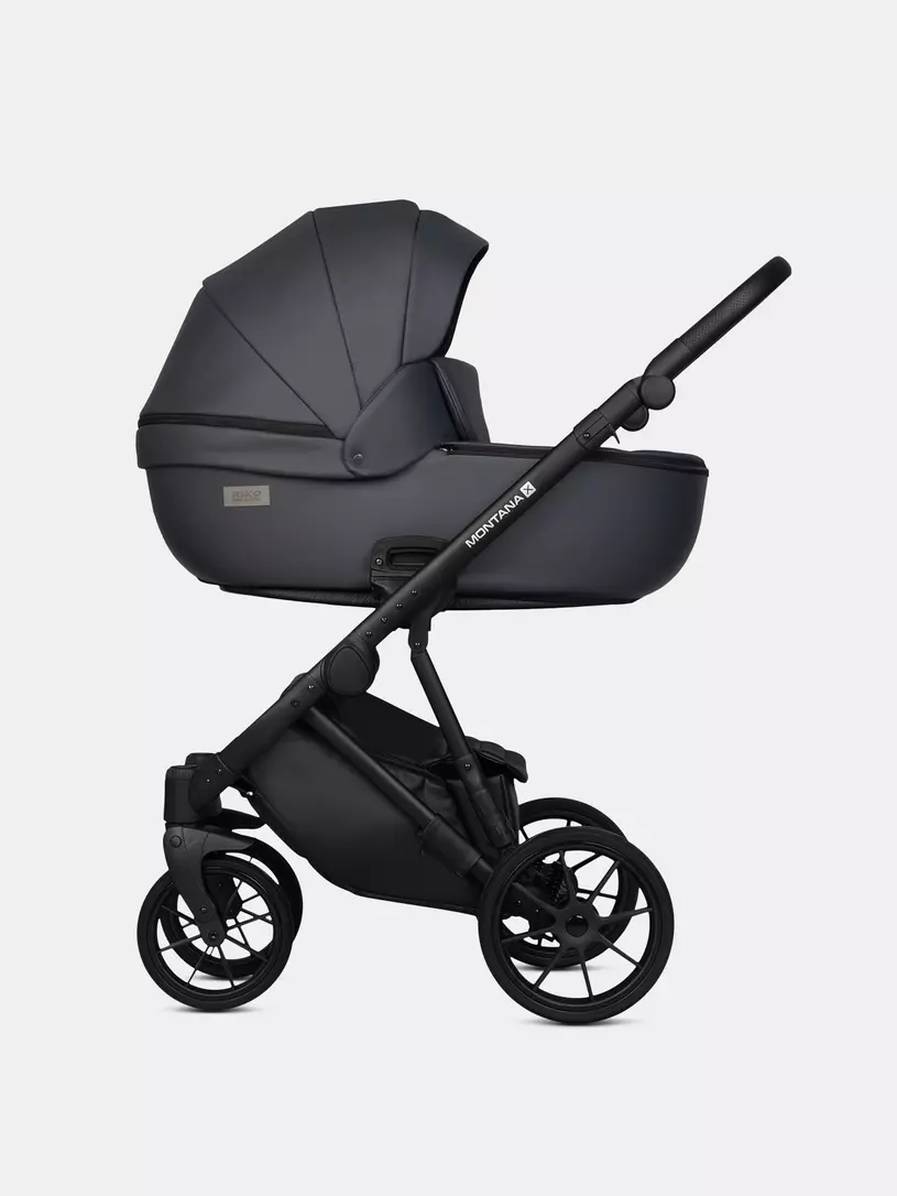 Коляска 2 в 1 Riko Basic Montana X Ecco 24 Graphite