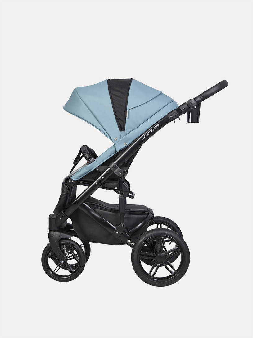 Коляска 2 в 1 Riko Sigma Pro Сrystal blue