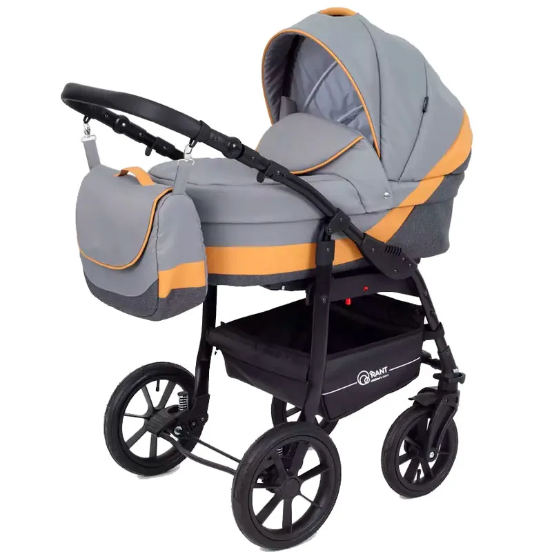 Коляска 2 в 1 Rant Patio Grey/yellow