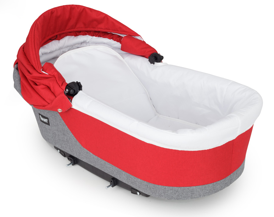 Коляска 3 в 1 Rant Siena 05 серый-красный