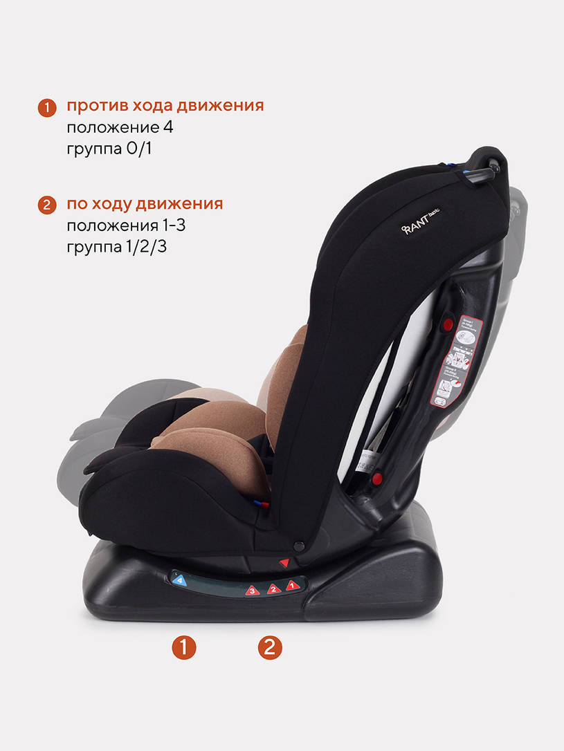 Автокресло Rant Basic Rally 0/1/2 (0-25 кг) Beige