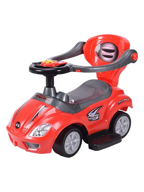 Детская каталка Sevillababy Mega Car 3 в 1 с ручкой BC202 red/красный