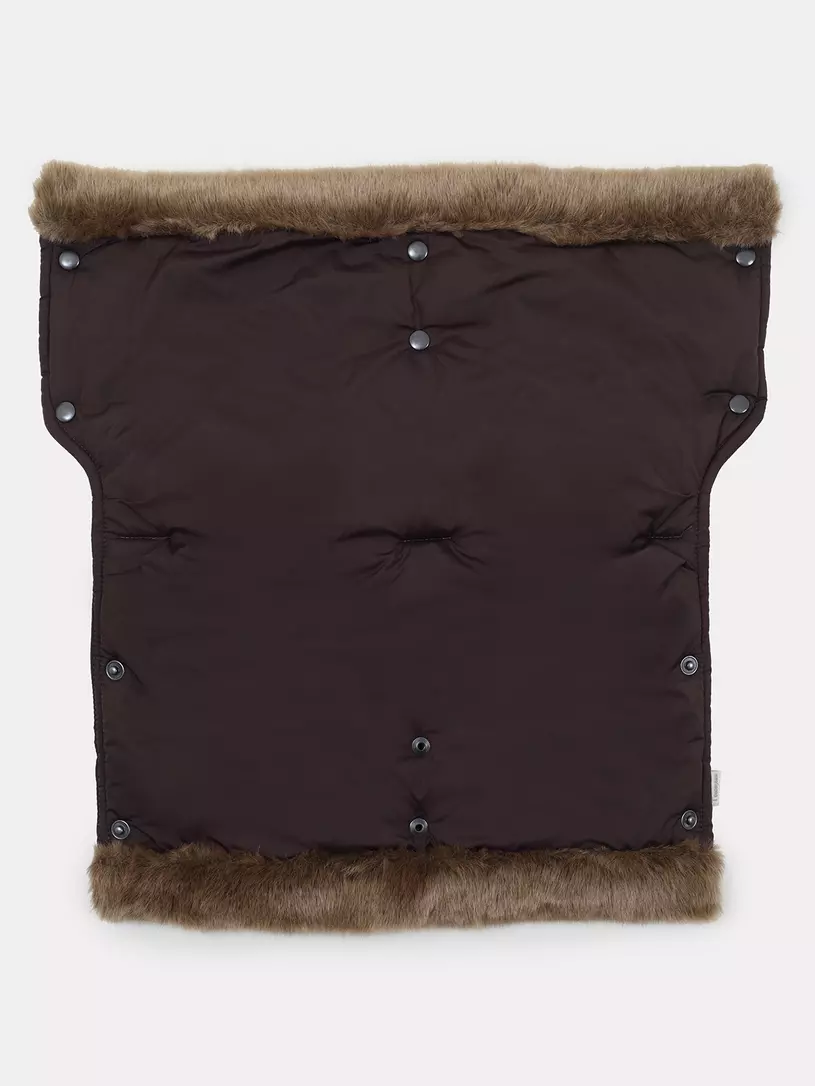 Муфта для рук на коляску Топотушки Престиж коричневый