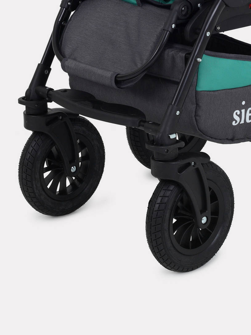 Коляска 3 в 1 Rant Siena 11 серый-темно-зеленый