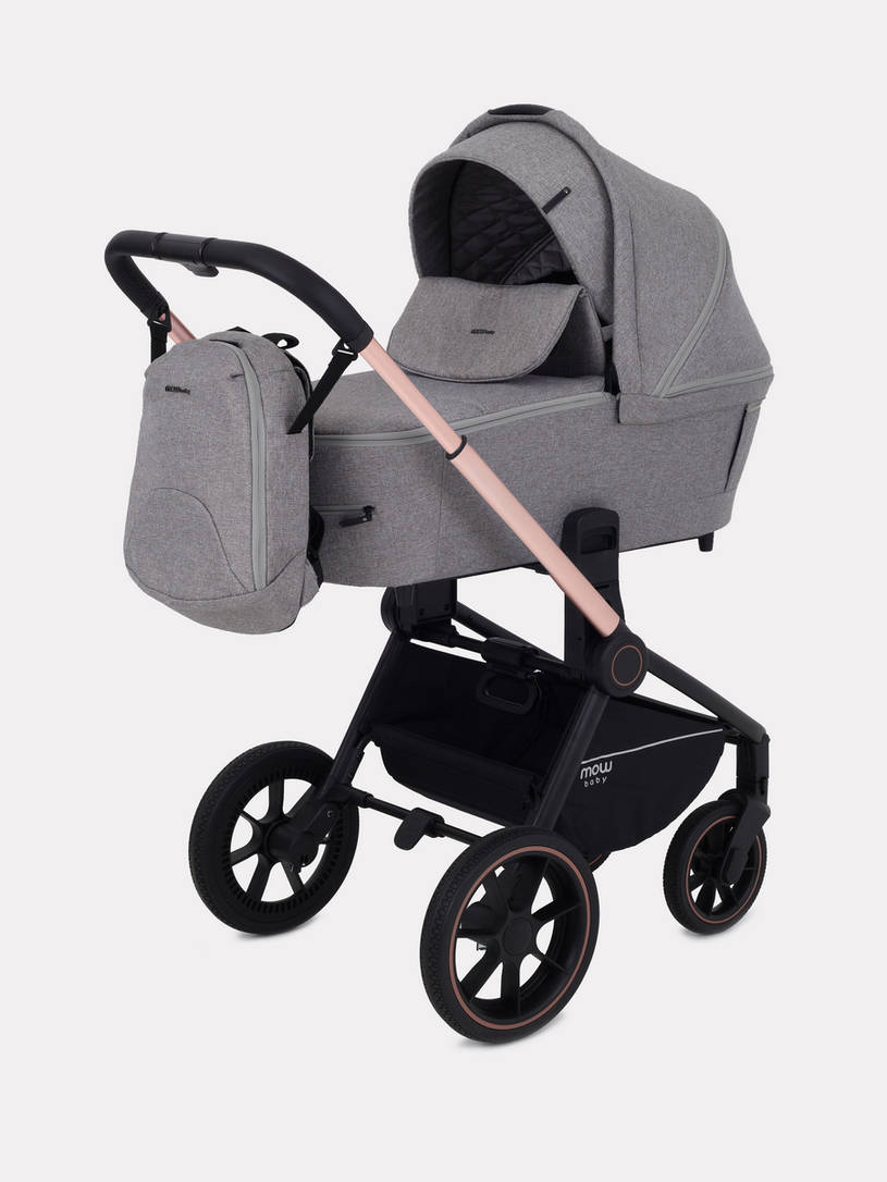 Коляска 2 в 1 MOWBaby ZOOM PU RA086 Gold Beige