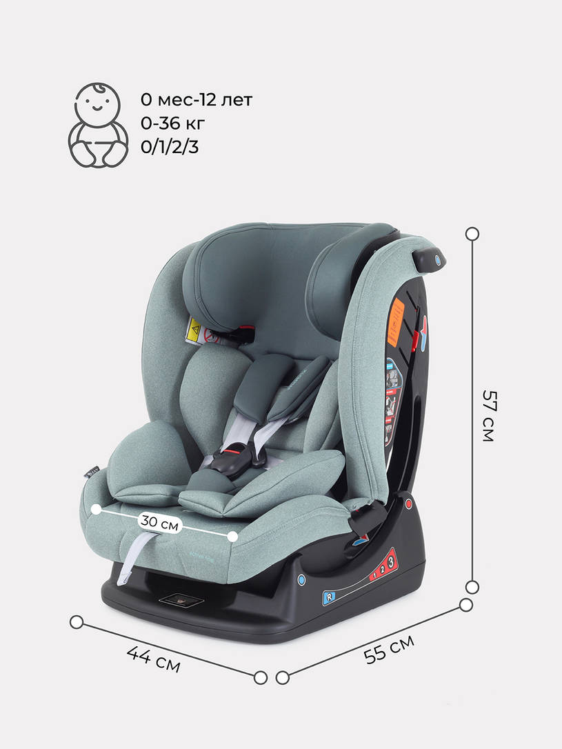 Автокресло Rant Matrix Active Line 0/1/2/3 (0-36 кг) Green