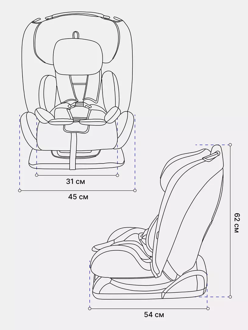 Автокресло Rant Basic Unity 0/1/2/3 (0-36 кг) Black