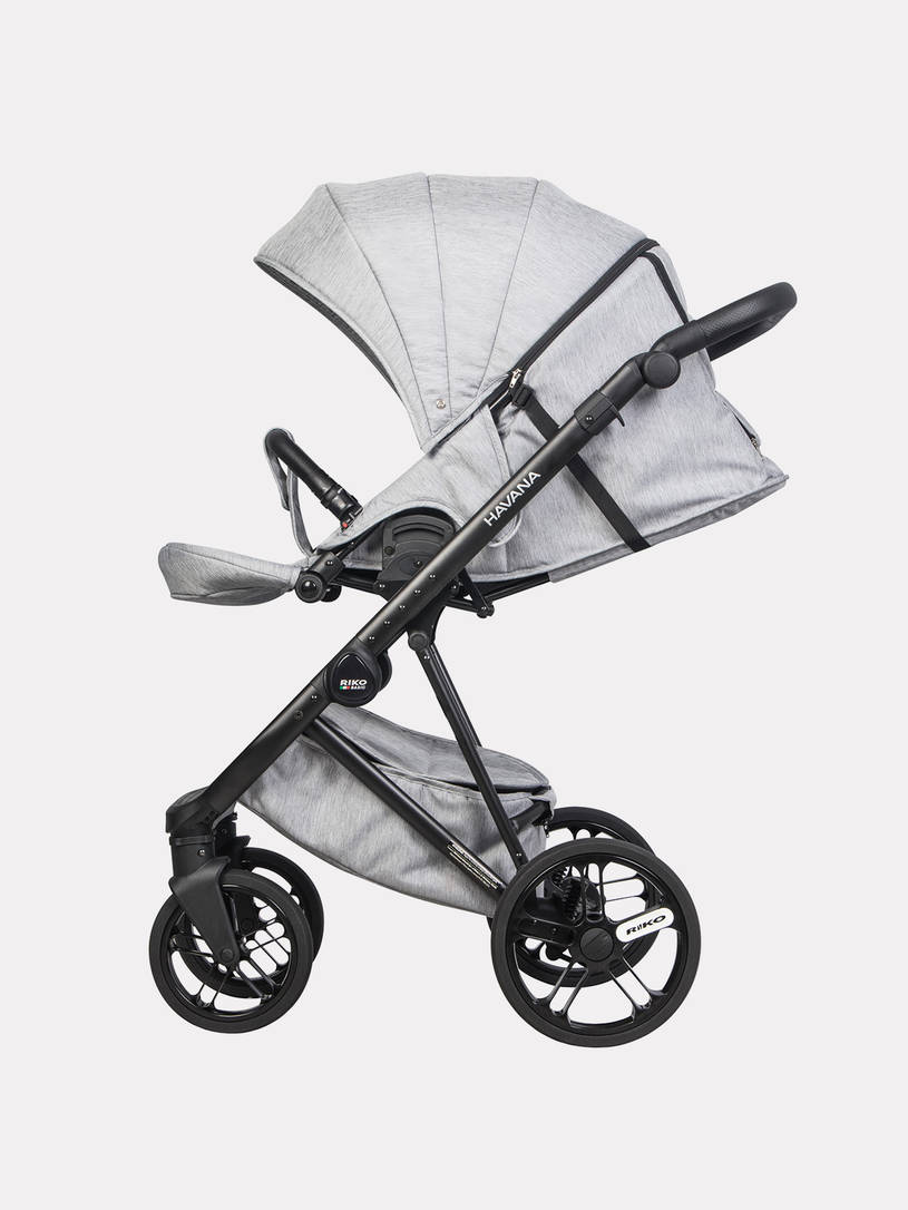 Коляска 2 в 1 Riko Basic Havana 01 серый