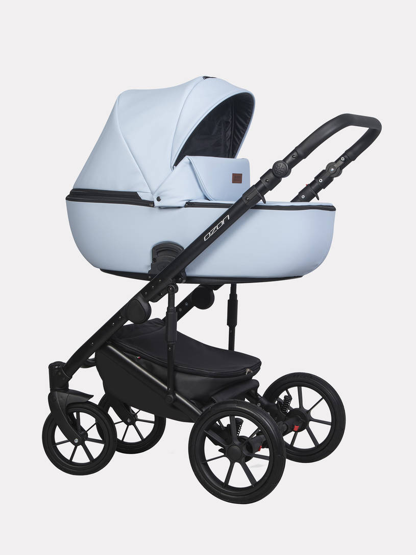Коляска 3 в 1 Riko Basic Ozon Pastel 03, Голубой
