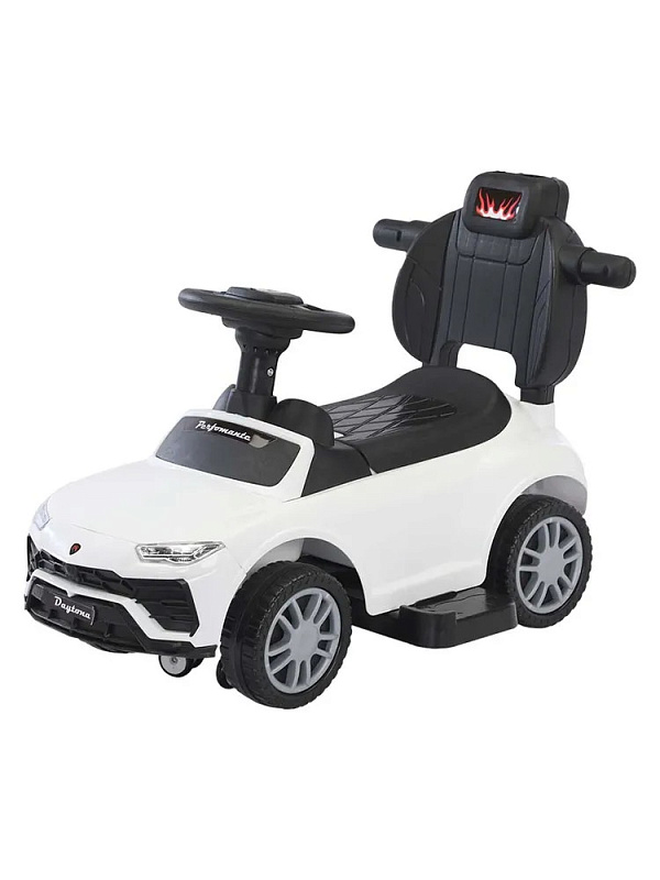 Детская каталка Sevillababy Daytona SL 3 в 1 с ручкой 2068-A white/белый