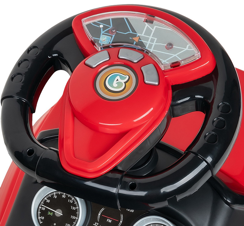 Каталка с ручкой Sevillababy Sport Car 3 в 1 614W красный