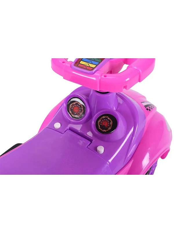 Детская каталка Sevillababy Mega Car 3 в 1 с ручкой BC202 pink/розовый