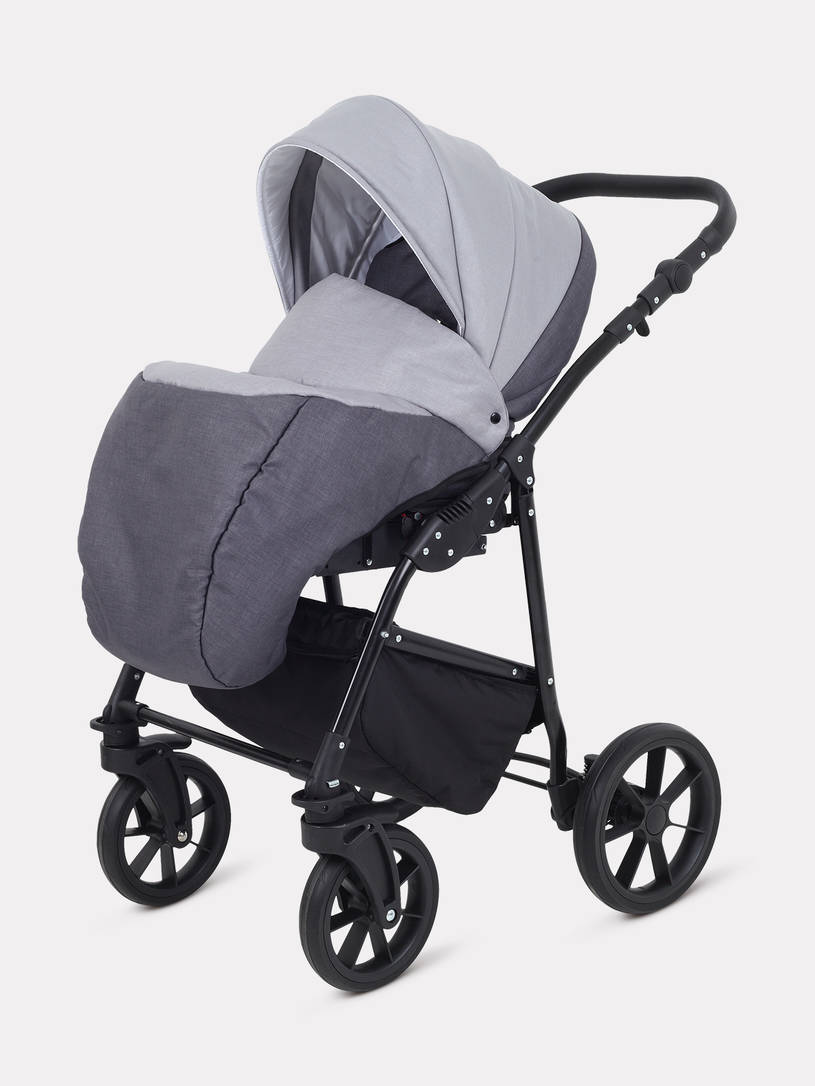 Коляска 2 в 1 Rant Dream 2024 02 темно-серый - светло-серый