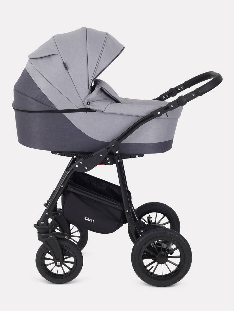 Коляска Rant Siena 2024 02 темно-серый - светло-серый