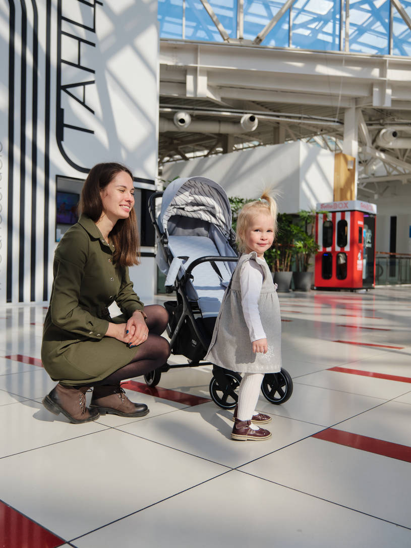 Коляска прогулочная MOWBaby FLIP Blue