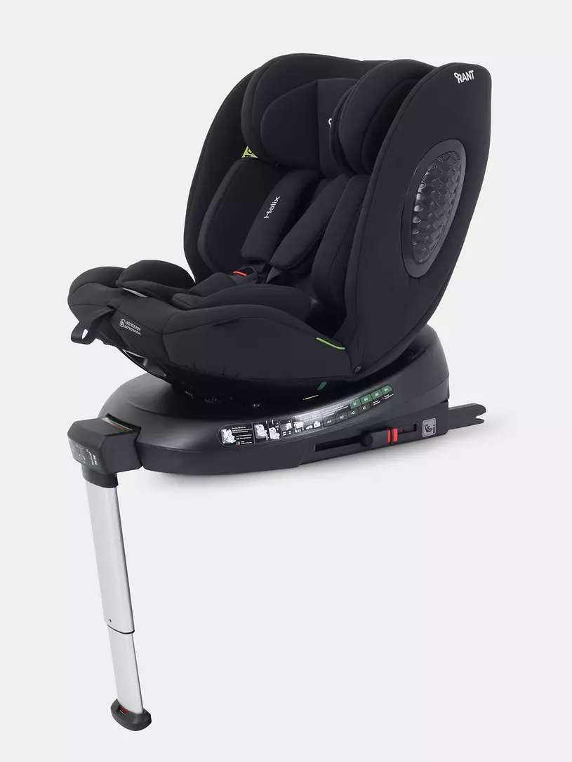 Автокресло Rant Helix isofix группа 0/1/2/3 (40-150 см; 0-36 кг), Black