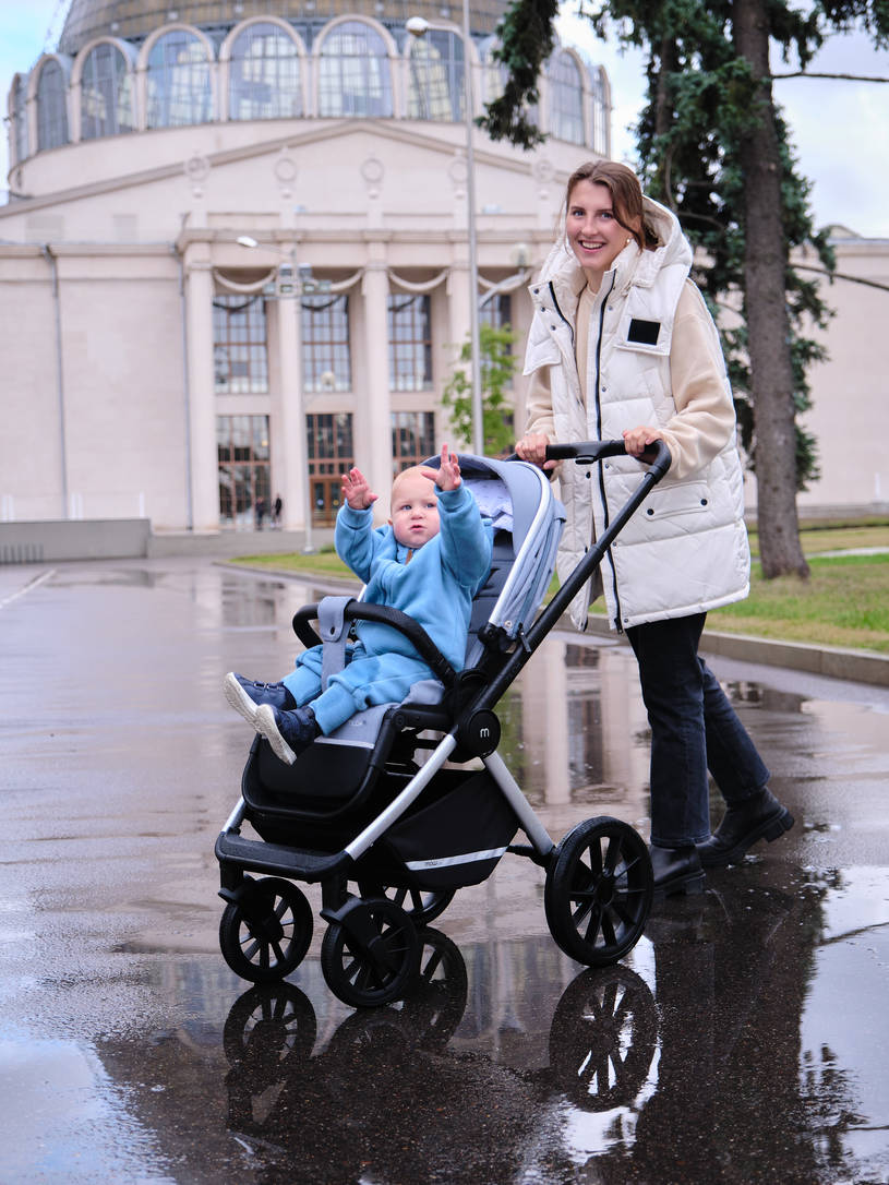 Коляска 3 в 1 Mowbaby Tilda Blue