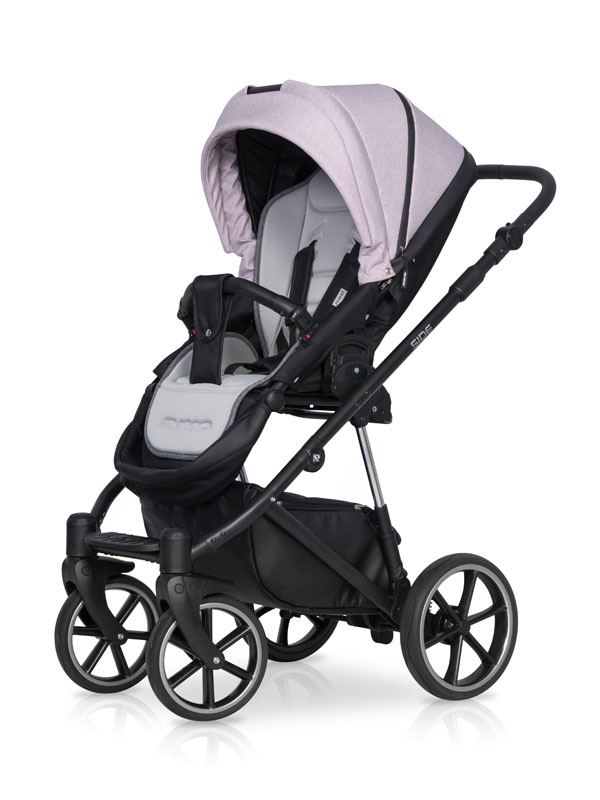 Коляска 2 в 1 Riko Side 02 Rose светло-розовый