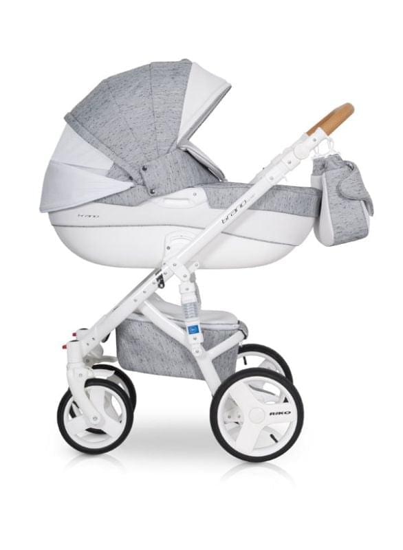 Коляска 2 в 1 Riko Bruno Luxe 05 серый